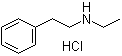 N-Ethylphenethylamine hydrochloride molecular structure (CAS 61185-89-5)