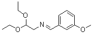 CAS 登录号：61190-04-3, 2,2-二乙氧基-N-[(3-甲氧基苯基)亚甲基]乙胺