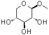 structure of CAS# 612-05-5, Methyl beta-D-xylopyranoside