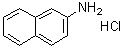 CAS # 612-52-2, 2-Naphthalenamine hydrochloride, 2-Aminonaphthalene hydrochloride, beta-Naphthylamine hydrochloride