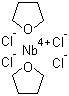 structure of CAS# 61247-57-2, Bis(Tetrahydrofuran)niobium tetrachloride