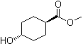 structure of CAS# 6125-57-1, trans-4-Hydroxycyclohexane-1-carboxylic acid methyl ester