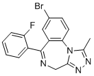 structure of CAS# 612526-40-6, Flubromazolam