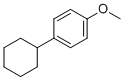 structure of CAS# 613-36-5, 1-Cyclohexyl-4-methoxy-benzene