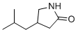 structure of CAS# 61312-87-6, 4-Isobutylpyrrolidin-2-one