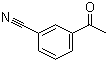 structure of CAS# 6136-68-1, 3-Acetylbenzonitrile