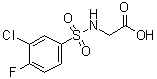 CAS # 613657-33-3, N-[(3-Chloro-4-fluorophenyl)sulfonyl]glycine