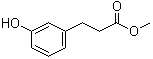 structure of CAS# 61389-68-2, 3-Hydroxybenzenepropanoic acid methyl ester