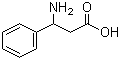 structure of CAS# 614-19-7, 3-氨基-3-苯基丙酸