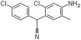 CAS # 61437-85-2, 2-(4-Amino-2-chloro-5-methylphenyl)-2-(4-chlorophenyl)acetonitrile