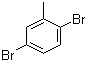 structure of CAS# 615-59-8, 2,5-Dibromotoluene
