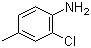 structure of CAS# 615-65-6, 2-氯-4-甲基苯胺