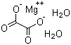 structure of CAS# 6150-88-5, Magnesium oxalate dihydrate