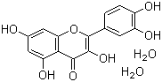 structure of CAS# 6151-25-3, Quercetin dihydrate