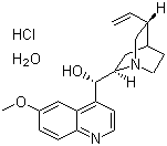 structure of CAS# 6151-40-2, Quinidine monohydrochloride monohydrate