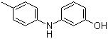 structure of CAS# 61537-49-3, N-(3-Hydroxyphenyl)-4-toluidine