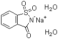 structure of CAS# 6155-57-3, Saccharin sodium dihydrate