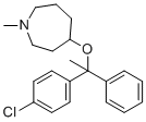 CAS 登录号：61771-18-4, 4-[1-(4-氯苯基)-1-苯基乙氧基]-1-甲基氮杂环庚烷
