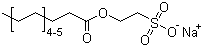 CAS 登录号：61789-32-0, 椰油酰氧乙基磺酸钠, 椰子油脂肪酸(2-磺酸钠)乙酯