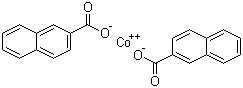 structure of CAS# 61789-51-3, Cobalt naphthenate