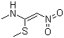 structure of CAS# 61832-41-5, N-甲基-1-甲硫基-2-硝基乙烯胺