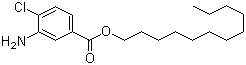 structure of CAS# 6195-20-6, Dodecyl 3-amino-4-chlorobenzoate