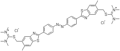 structure of CAS# 61968-76-1, Alcian Yellow