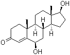 structure of CAS# 62-99-7, 6,17-二羟基-6b,17b-雄甾-4-烯-3-酮