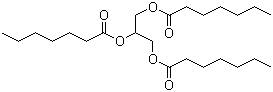 structure of CAS# 620-67-7, Glycerol triheptanoate