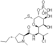 CAS # 620181-05-7, Methyl 7-chloro-6,7,8-trideoxy-6-[[[(2S,4R)-1-methyl-4-propyl-2-pyrrolidinyl]carbonyl]amino]-1-thio-D-erythro-alpha-D-galacto-octopyranoside 2-(dihydrogen phosphate)