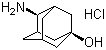 cis-4-Aminoadamantan-1-ol hydrochloride molecular structure (CAS 62075-26-7)
