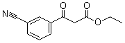 structure of CAS# 62088-13-5, 3-(3-Cyanophenyl)-3-oxopropanoic acid ethyl ester