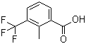 structure of CAS# 62089-35-4, 2-Methyl-3-trifluoromethylbenzoic acid