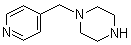 structure of CAS# 62089-74-1, 1-(4-Pyridylmethyl)piperazine