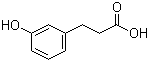 structure of CAS# 621-54-5, 3-(3-Hydroxyphenyl)propanoic acid