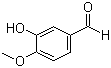 structure of CAS# 621-59-0, 3-羟基-4-甲氧基苯甲醛