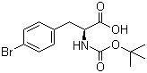 structure of CAS# 62129-39-9, (S)-N-Boc-4-Bromophenylalanine