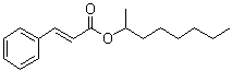 CAS # 622-01-5, 3-Phenyl-2-propenoic acid 1-methylheptyl ester, NSC 4195