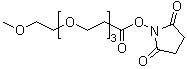 structure of CAS# 622405-78-1, 4,7,10,13-Tetraoxatetradecanoic acid 2,5-dioxo-1-pyrrolidinyl ester