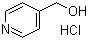 structure of CAS# 62302-28-7, 4-Pyridinemethanol hydrochloride