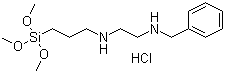 CAS 登录号：623938-90-9, N-(2-N-苄基氨乙基)-3-氨基丙基三甲氧基硅烷盐酸盐