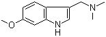 structure of CAS# 62467-65-6, 6-Methoxygramine
