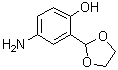 CAS # 624722-38-9, 4-Amino-2-(1,3-dioxolan-2-yl)phenol