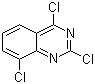 structure of CAS# 62484-29-1, 2,4,8-Trichloroquinazoline