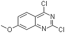 structure of CAS# 62484-31-5, 2,4-二氯-7-甲氧基喹唑啉