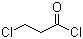 structure of CAS# 625-36-5, 3-Chloropropionyl chloride