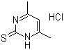 CAS 登录号：62501-45-5, 4,6-二甲基-1H-嘧啶-2-硫酮盐酸盐