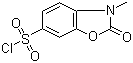 CAS # 62522-63-8, 3-Methyl-2-oxo-2,3-dihydro-1,3-benzoxazole-6-sulfonyl chloride, 3-Methyl-2-oxo-2,3-dihydrobenzooxazole-6-sulfonyl chloride