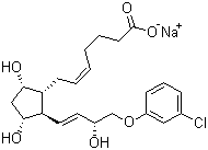 structure of CAS# 62561-03-9, 氯前列烯醇钠