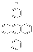 structure of CAS# 625854-02-6, 9-(4-Bromophenyl)-10-phenyl-anthracene